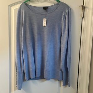 Talbots XL Light Blue NWT Sweater
